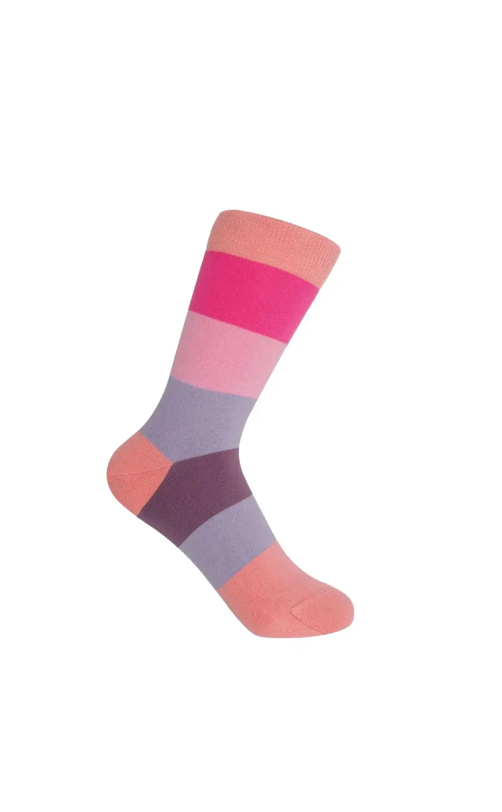 Women PEPER HAROW Block Stripe Womens Socks - Peony £14.00