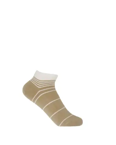 Women PEPER HAROW Retro Womens Trainer Socks Bundle - Beige Blue Musk £25.00