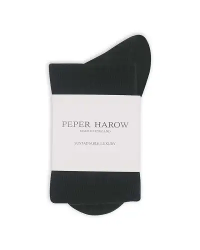 Women PEPER HAROW Womens Wool Boot Socks - Charcoal £21.00