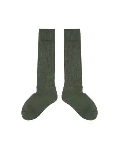 Women PEPER HAROW Womens Wool Boot Socks - Olive £21.00
