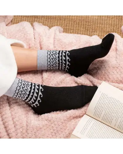 Women PEPER HAROW Wave Womens Socks - Grey £15.00