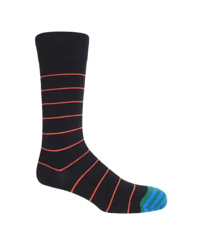 Men PEPER HAROW Thin Stripe Mens Socks - Black £16.00