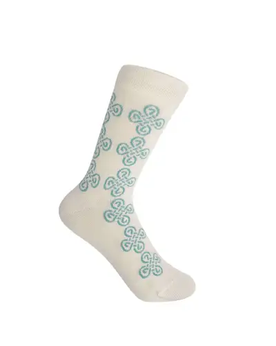 Women PEPER HAROW Knot Womens Socks - Beige £15.00