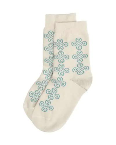 Women PEPER HAROW Knot Womens Socks - Beige £15.00