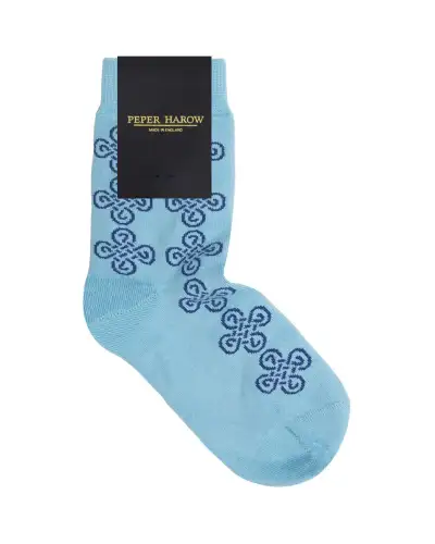 Women PEPER HAROW Knot Womens Socks - Blue £15.00