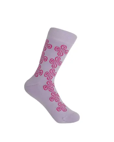 Women PEPER HAROW Knot Womens Socks - Lilac £15.00