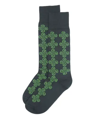 Men PEPER HAROW Knot Mens Socks - Green £16.00