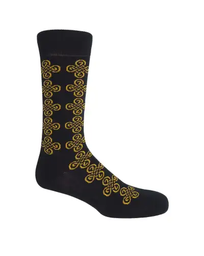 Men PEPER HAROW Knot Mens Socks - Black £16.00