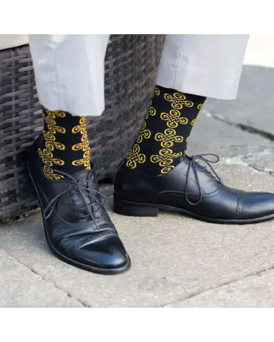 Men PEPER HAROW Knot Mens Socks - Black £16.00