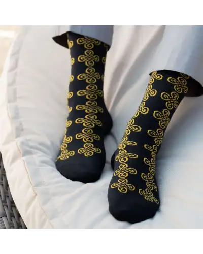 Men PEPER HAROW Knot Mens Socks - Black £16.00