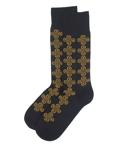 Men PEPER HAROW Knot Mens Socks - Black £16.00