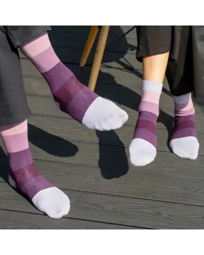 Women PEPER HAROW Block Stripe Womens Socks - Twilight £15.00