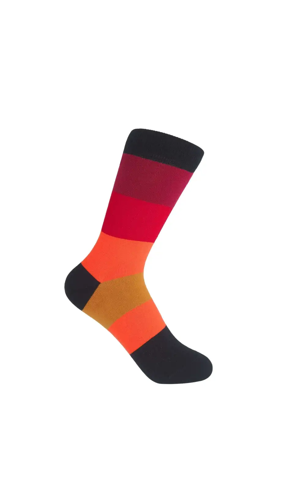 Women PEPER HAROW Block Stripe Womens Socks - Volcano £15.00
