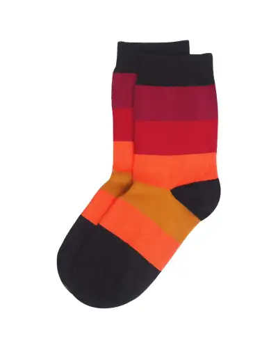 Women PEPER HAROW Block Stripe Womens Socks - Volcano £15.00
