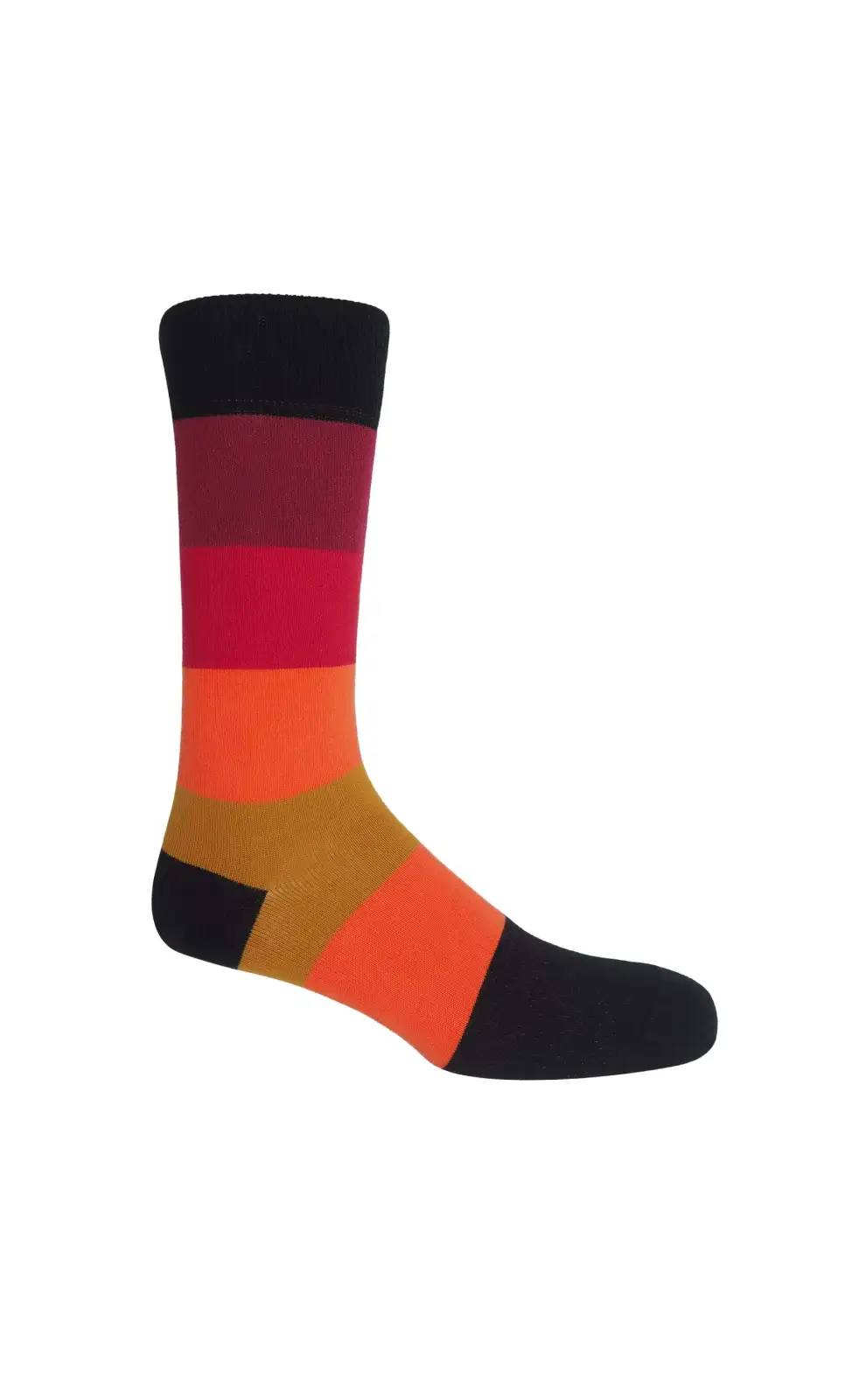 Men PEPER HAROW Block Stripe Mens Socks - Volcano £16.00