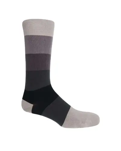 Men PEPER HAROW Block Stripe Mens Socks - Ash £16.00