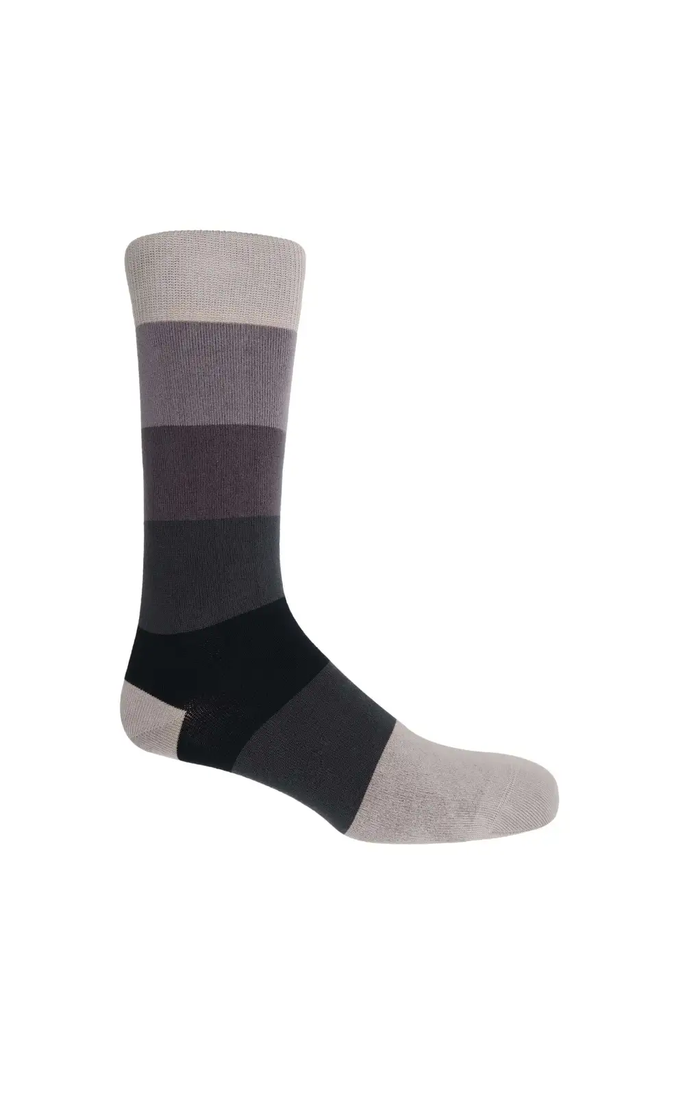 Men PEPER HAROW Block Stripe Mens Socks - Ash £16.00