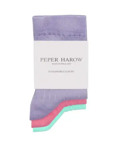 Women PEPER HAROW 3 Pack Essential Womens Socks - Blossom £29.00