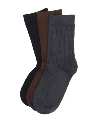 Women PEPER HAROW 3 Pack Essential Womens Socks - Stone £29.00