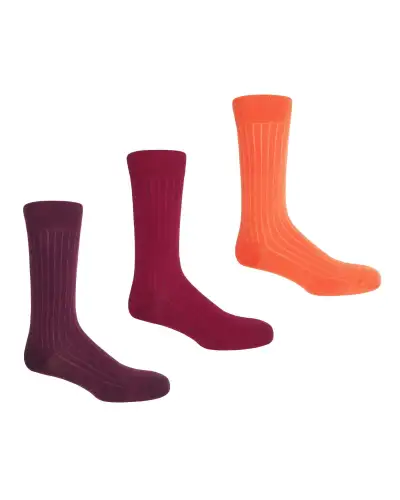 Men PEPER HAROW 3 Pack Essential Mens Socks - Sunset £36.00