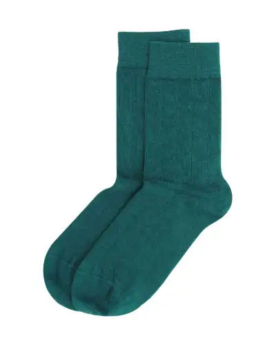 Women PEPER HAROW Indulgent Cashmere Womens Socks - Teal £18.00