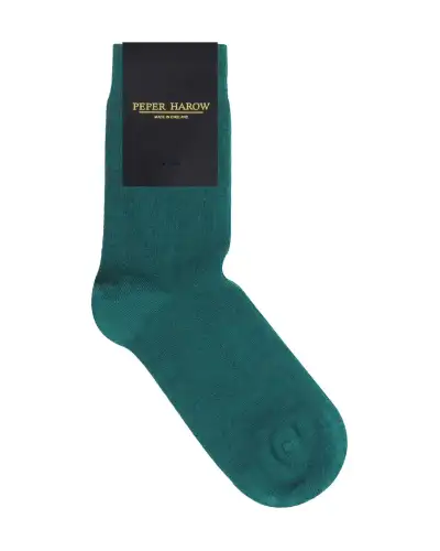 Women PEPER HAROW Indulgent Cashmere Womens Socks - Teal £18.00