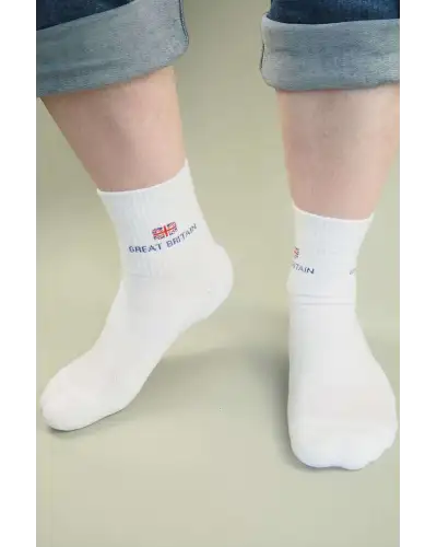 Men PEPER HAROW Quarter Crew Mens Sport Socks - Olympics £15.00