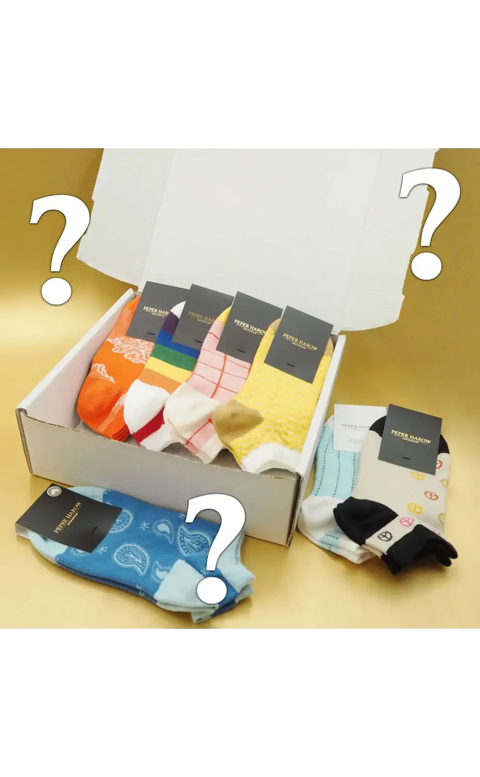 Women PEPER HAROW Womens Mystery Trainer Box £24.00