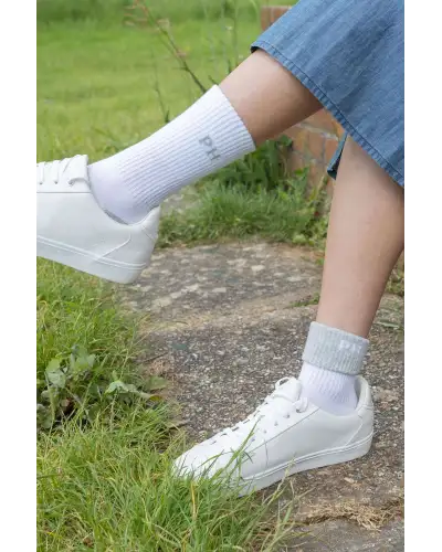 Women PEPER HAROW Reversible Womens Sport Socks - White £13.00