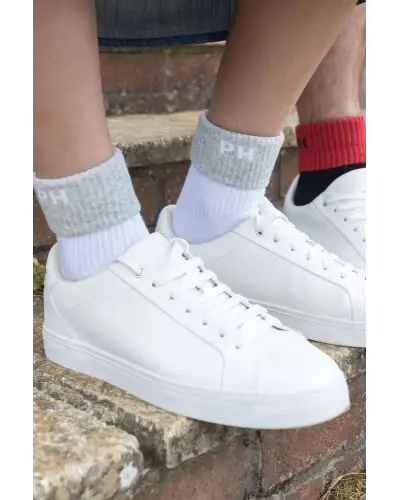 Women PEPER HAROW Reversible Womens Sport Socks - White £13.00