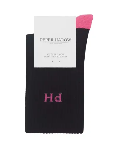 Women PEPER HAROW Reversible Womens Sport Socks - Black £13.00
