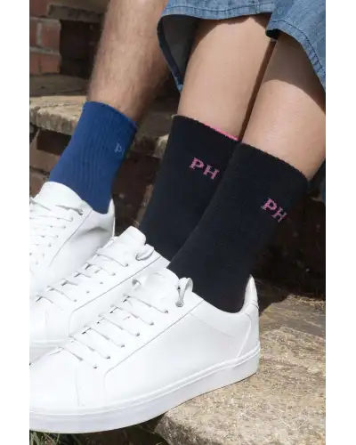 Women PEPER HAROW Reversible Womens Sport Socks - Black £13.00