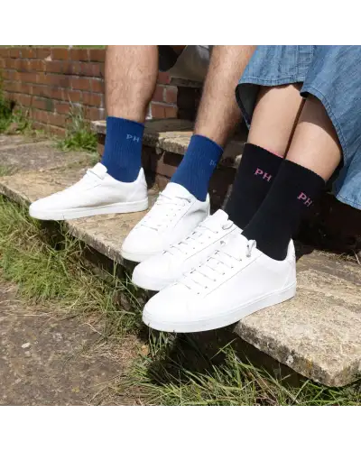 Men PEPER HAROW Reversible Mens Sport Socks - Blue £14.00