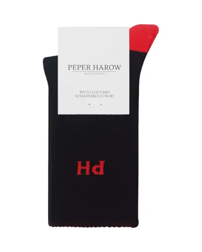 Men PEPER HAROW Reversible Mens Sport Socks - Black £14.00