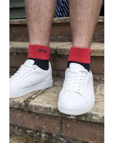 Men PEPER HAROW Reversible Mens Sport Socks - Black £14.00