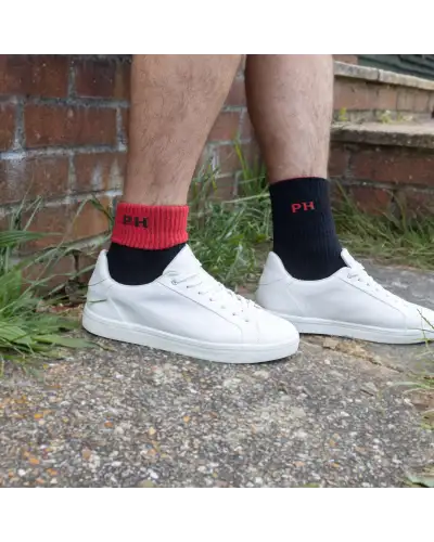 Men PEPER HAROW Reversible Mens Sport Socks - Black £14.00