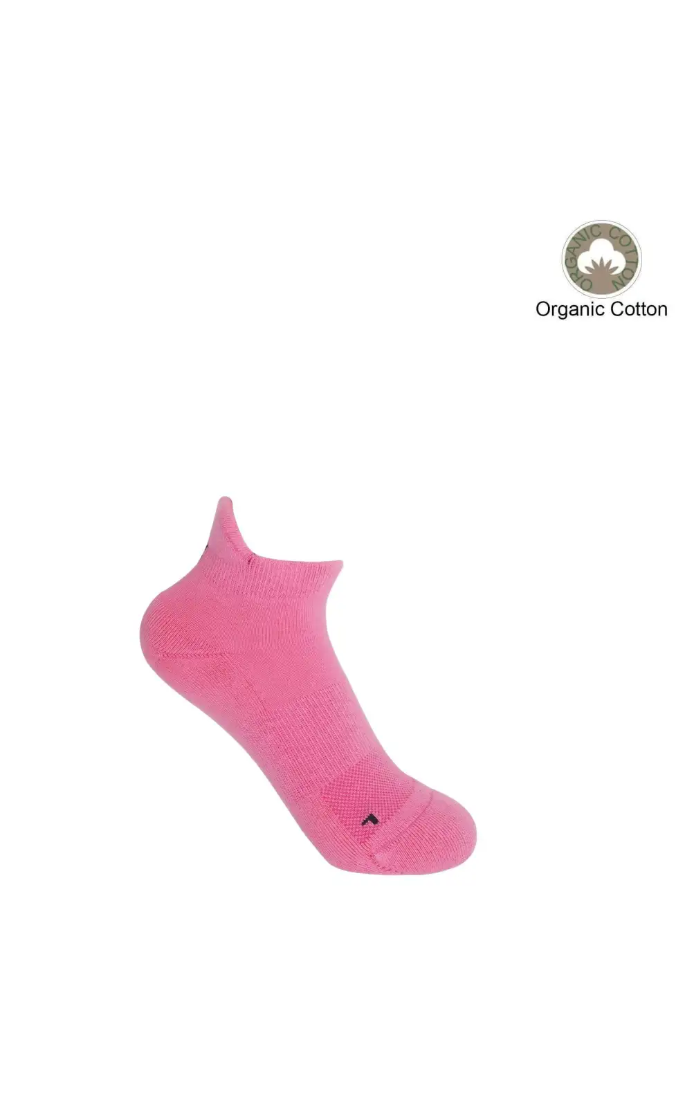 Women PEPER HAROW Organic Womens Trainer Sport Socks - Pink £11.00