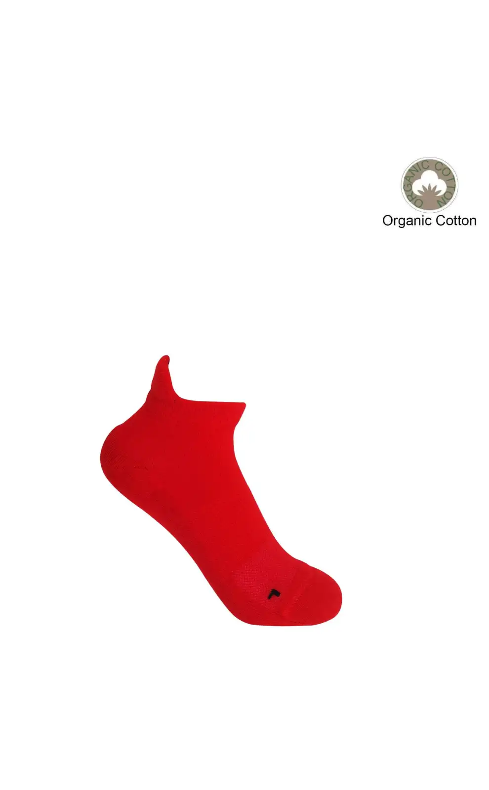 Women PEPER HAROW Organic Womens Trainer Sport Socks - Red £11.00