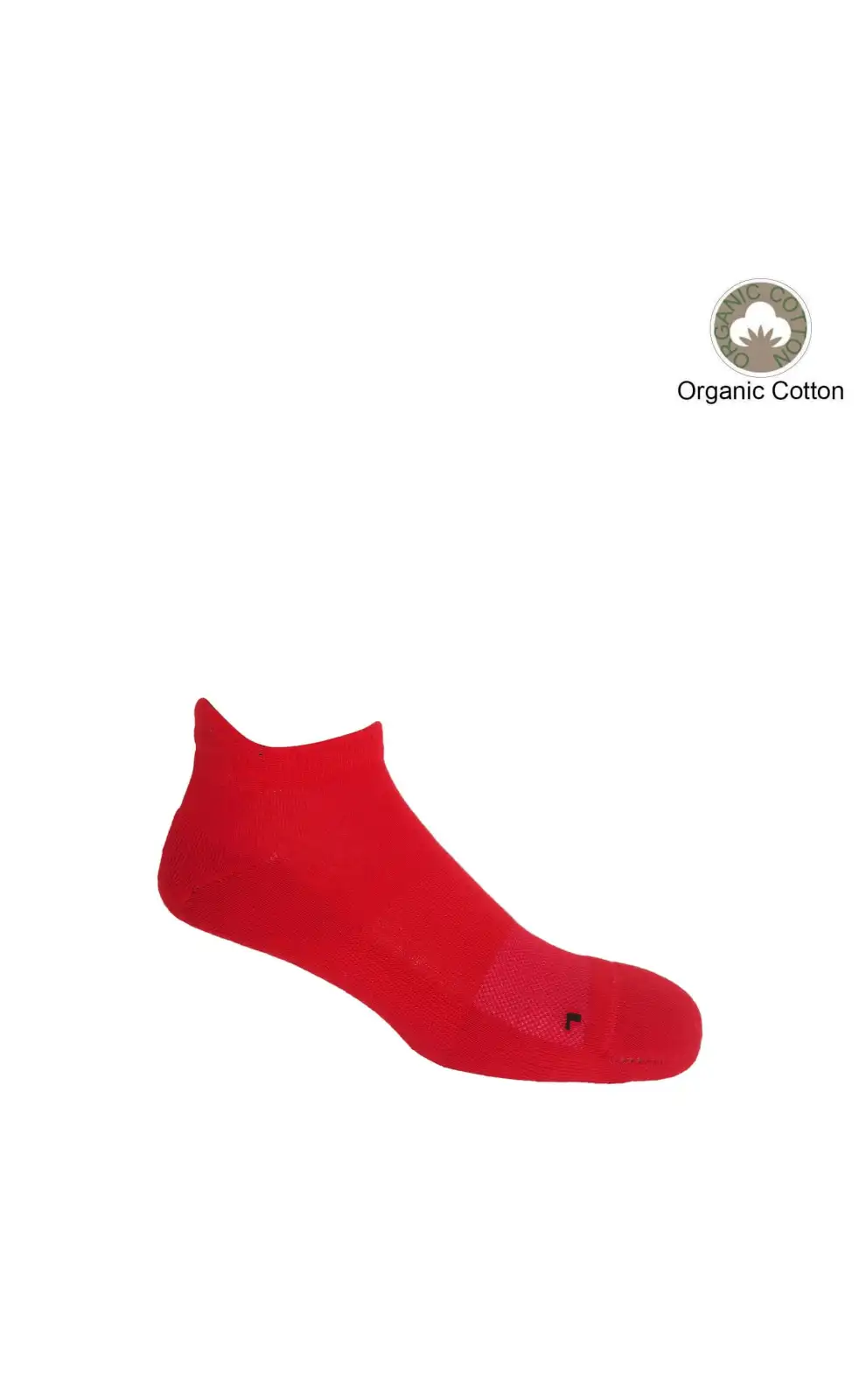 Men PEPER HAROW Organic Mens Trainer Sport Socks - Red £14.00