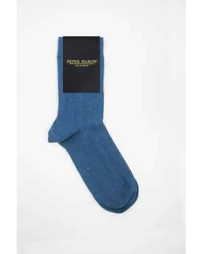 Women PEPER HAROW Indulgent Cashmere Womens Socks - Blue £18.00