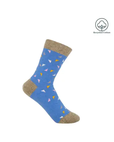Women PEPER HAROW Trilateral Womens Socks - Blue £13.00