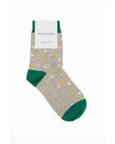 Women PEPER HAROW Trilateral Womens Socks - Grey £13.00