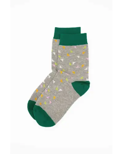 Women PEPER HAROW Trilateral Womens Socks - Grey £13.00