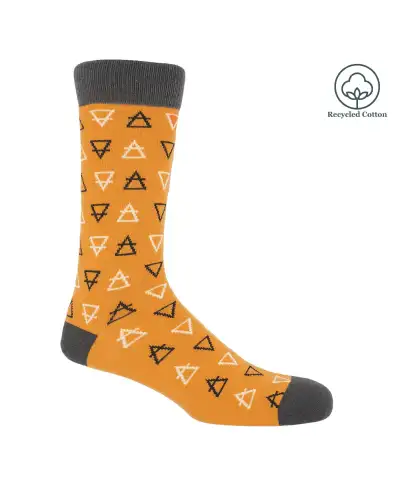 Men PEPER HAROW Elements Mens Socks - Mustard £14.00