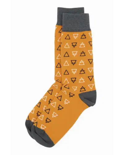 Men PEPER HAROW Elements Mens Socks - Mustard £14.00