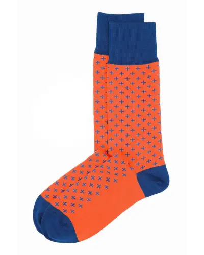 Men PEPER HAROW Crosslet Mens Socks - Orange £16.00