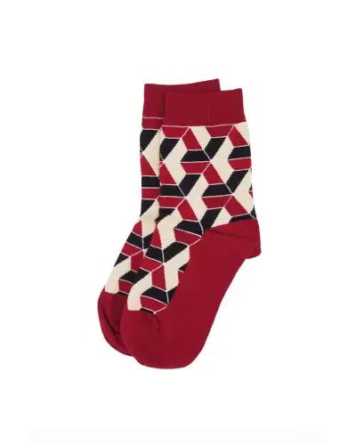 Women PEPER HAROW Vertex Womens Socks - Red £15.00