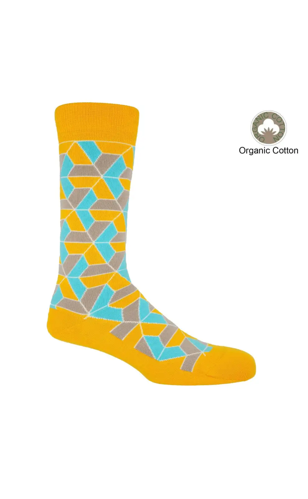 Men PEPER HAROW Vertex Mens Socks - Yellow £17.00