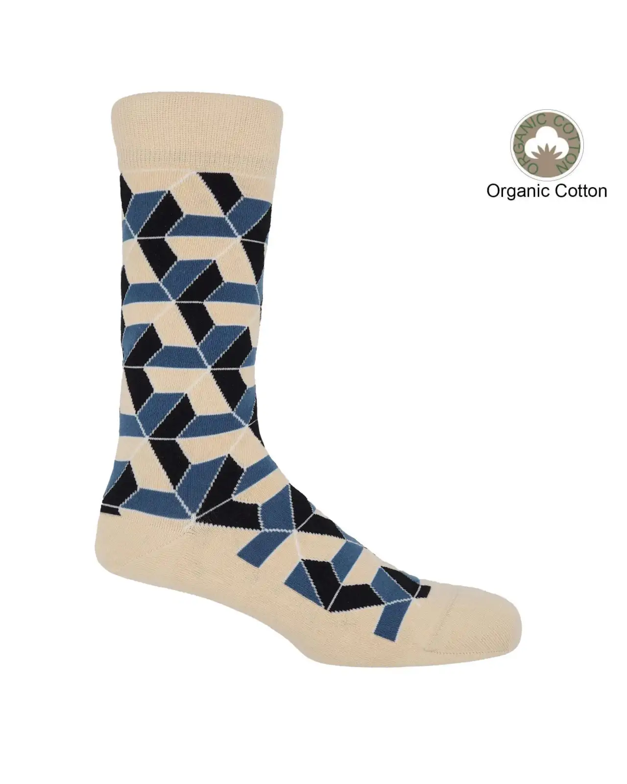Men PEPER HAROW Vertex Mens Socks - Beige £17.00