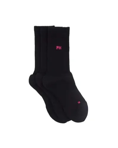 Women PEPER HAROW 3 Pack Essential Womens Sport Socks - Black £27.00